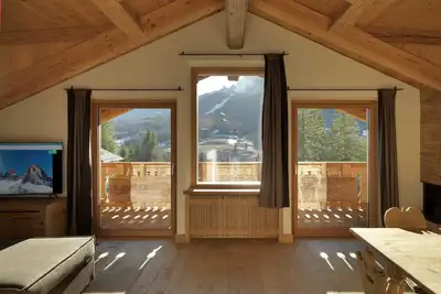 Image de Penthouse De Luxe, À 5 Minutes Du Centre De Cortina D'Ampezzo, Panorama Sur Les Dolomites