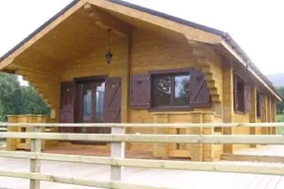 Image de Chalet confortable en bois rond dans les Highlands, Chalet Blaich
