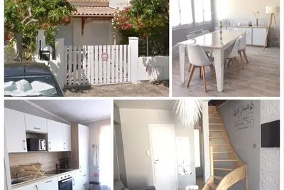 Image de Villa T4 - 150m de la plage  - jardin - St Pierre La Mer - meublé de tourisme 3*