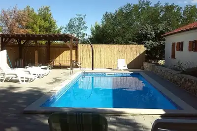 Image de Appartement de deux chambres avec la terrasse Vir - Lozice, Vir (A-13569-b)