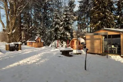 Image de chalet dans les Vosges en pleine nature au Val D'Ajol avec Kota-Grill et Sauna