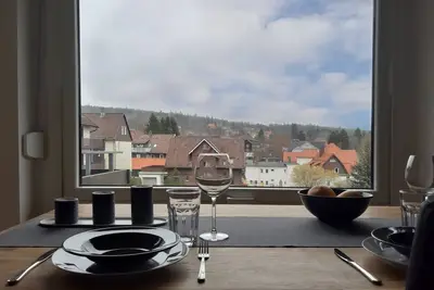 Image de Braunlage vue sur la montagne - en plein centre et pourtant merveilleusement calme