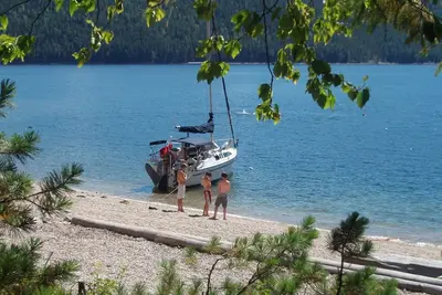 Image de Ressorts Blueberry sur le lac Shuswap.