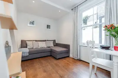 Image de Bel appartement avec patio à Chelsea