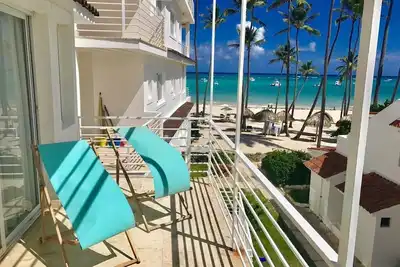 Ocean View Beach Front Appartement 6 invités Wifi Bbq