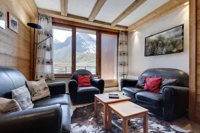 Image de Duplex de standing 3 pièces, 8 pers, pistes, wifi, linge et ménage inclus - Tignes Val Claret