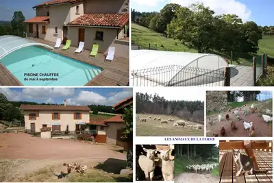 Image de Gite avec Piscine en pleine nature, en Auvergne-Rhône-Alpes