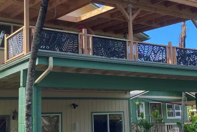 Image de Grand Deck-Grill-Cuisine-Étapes à la plage isolée-Ac-Wifi-Parking couvert-blanchisserie