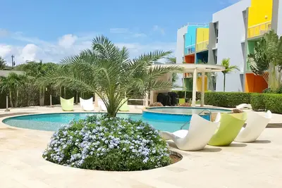 Image de Bel appartement 2 chambres / 2 salles de bain à proximité des plages et du quartier de l'hôtel.