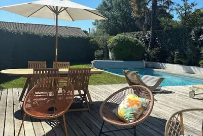 Image de Villa Bidart, piscine chauffée, au calme et sans vis à vis, proximité des plages