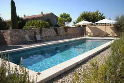Image de La Ferme de la Riaillé à Bonnieux Appartement à Mas avec une vue magnifique