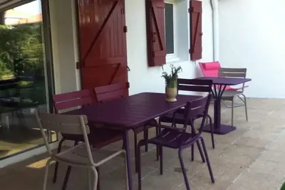 Image de maison chic et confortable avec jardin privé  - Capbreton Centre proche Hossegor