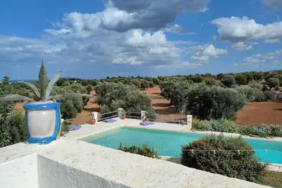 Image de Masseria prestigieuse avec grande piscine panoramique à Savelletri