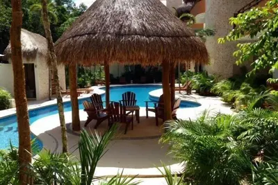 Image de 'royal Zamá' Tulum Location de vacances de luxe Condo neuf, à seulement 5 minutes de la plage!