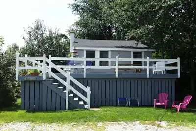Image de Cottage mignon et abordable 2 Br avec grande terrasse Ă quelques pas de la plage