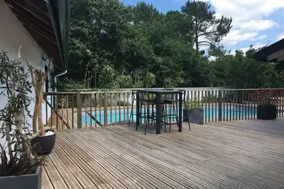 Image de Maison Landaise au calme rénovée avec piscine à Capbreton