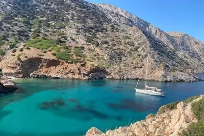 Image de Voile Vacances GRÈCE, Mykonos, embarquement cabine, location bateau de luxe avec chef
