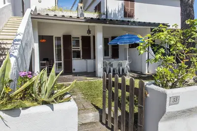 M049 - Marcelli, three-room apartment with garden 200 meters from the sea