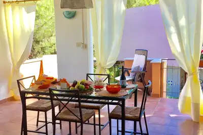 Image de Villa Carolina, terrasse vue sur la mer