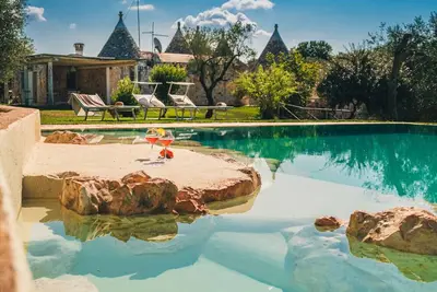Image de Trulli Tra Pietre: Trulli Panoramique avec Piscine Privée