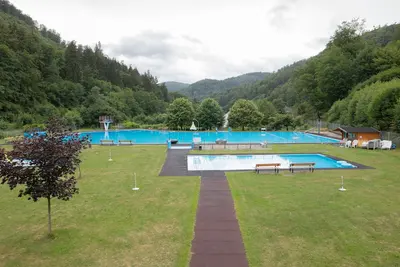 Image de Vue unique au calme en lisière de forêt dans la maison récemment rénovée