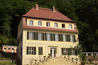 Image de Villa / Country Lodge, atmosphère exclusive, directement sur l'Elbe et le Elberadweg