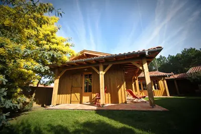 Image de Cabanes Oceanes, Les Pieds Dans L'Eau, 4/6 Personnes à Mimizan Plage
