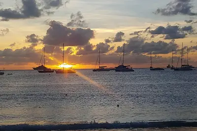 Image de Vue sur la mer @ La Siesta, Simpson Bay, St. Maarten, N. A.
