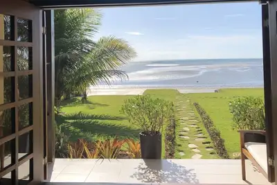 Image de Maison au bord de la mer dans la belle plage de Japaratinga