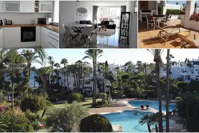 Image de Trois chambres de deux étages penthouse de luxe avec magnifique jardin et vue sur la mer