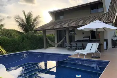 Image de Bungalow Malawi Resort avec vue mer et piscine privée. Luxe et confort