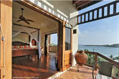 Image de Villa Tivigny - Grenade. Une villa de luxe au bord de la mer sur l'île de Spice.