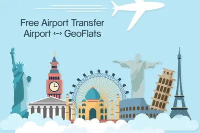 GeoFlats Tbilissi avec transfert gratuit depuis l'aéroport