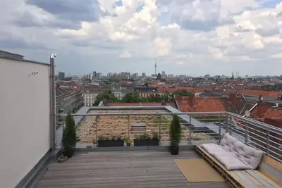 Image de Loft sur le toit avec terrasse panoramique Kreuzberg