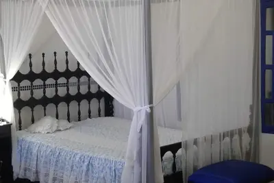 Image de Bel appartement colonial dans le centre de Porto Seguro, au Brésil avec vue sur la mer