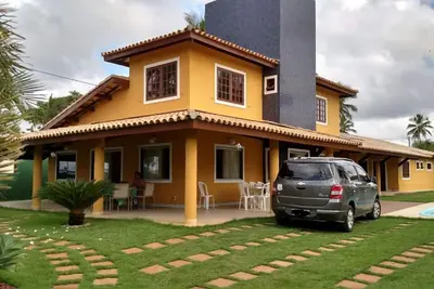 Image de Excellente maison, sur la meilleure plage d'Itacimirim.