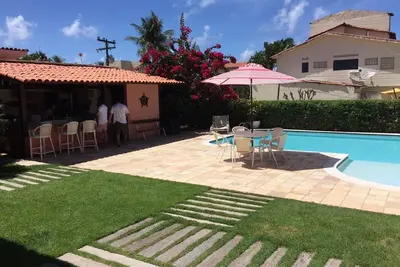 Image de Grande maison de plage à Tamandaré c piscine et grand jardin
