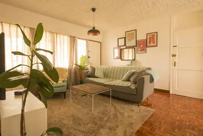 Image de Rétro urbain dans un appartement verdoyant et serein