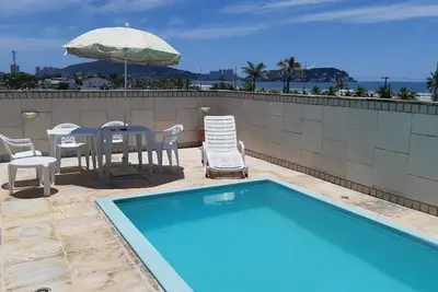 Image de Couverture Avec Piscine, Churrasq, 03 Dorm. - Guaruja Enseada - 50 M De La Plage