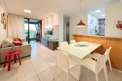 Image de Appartement, 2 chambres, haut de gamme, Nui condo à Muro Alto- Porto de Galinhas / P