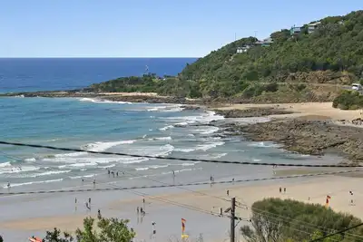Image de Maison de plage moderne avec vue sur l'océan