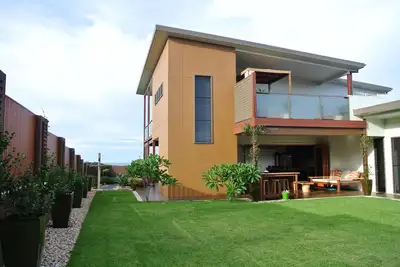 Image de Vue sur l'océan, kangourous et escapade à la maison de plage