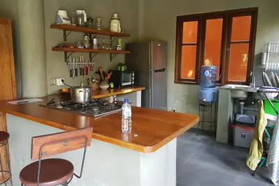 Image de Villa 2 chambres avec piscine privée près d'un ruisseau et de rizières
