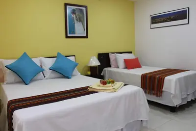 Image de Chambre double avec lit supplémentaire