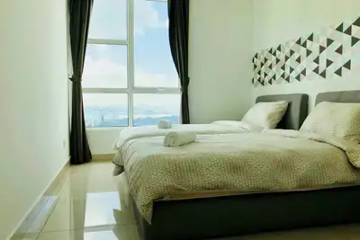 Image de 【Ksl】 Suite Familiale 3br Étage Supérieur Vue Mer / Ville avec Balcon (6px)
