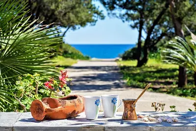 Image de Exquis Rhodes Beachfront Villa avec jardin