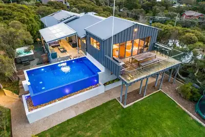 Image de Top of Rye - vue à 270 degrés sur l'océan et la baie