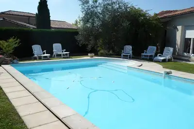 Image de Villa 8 couchages avec piscine privée proche de la rivière et du Perigord