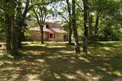 Image de Ancienne maison avec poutres apparentes, piscine de 9x4. 5m