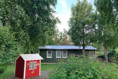 Image de Maison de vacances au bord du lac directement au \"Zeulenrodaer Meer\" dans le village de bungalows Zadelsdorf